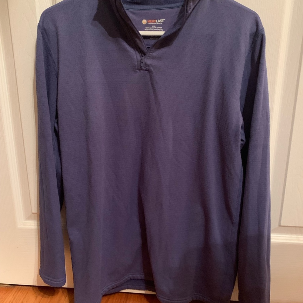 HEATLAST Womens 1/4 Zip Mockneck Sweatshirt ~ L